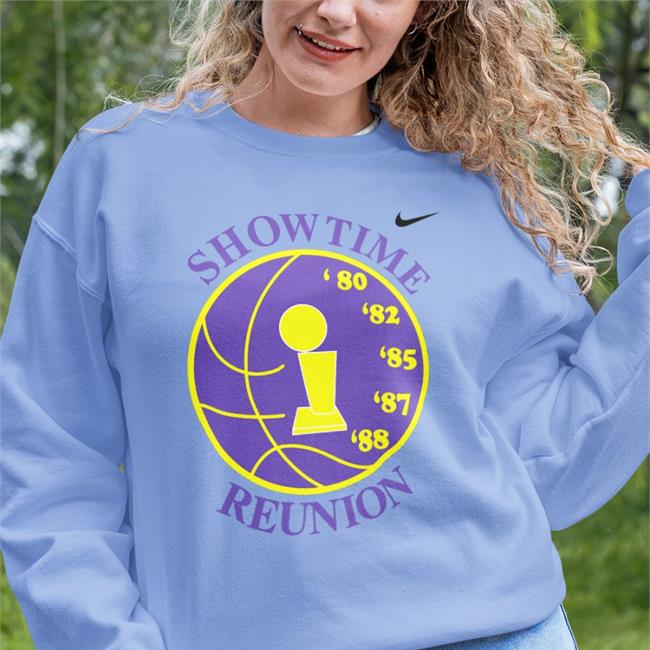 Showtime Reunion 80 82 85 87 88 Shirt Kareem Abdul-Jabbar Nba Los Angeles Lakers