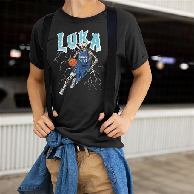 Luka Doncic Dallas Skeleton Sweatshirt