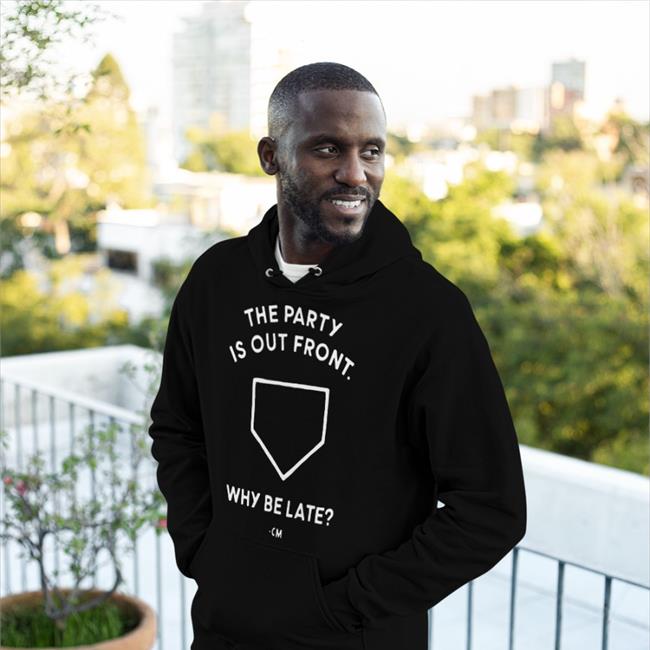 The Party Is Out Front Hoodie