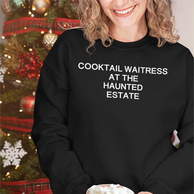 Cassie The Venomous Cocktail Waitress At The Haunted Estate Tee PoisonAndFire