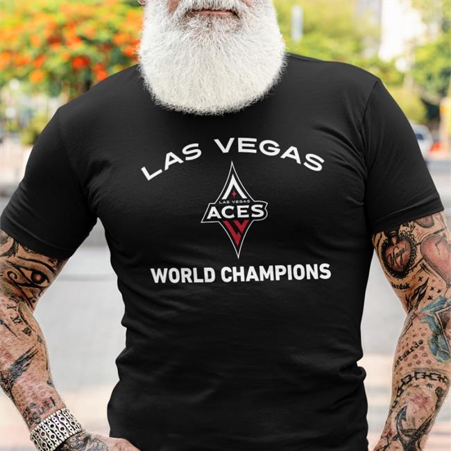 Las Vegas Aces World Champions Shirt Black Lvaces