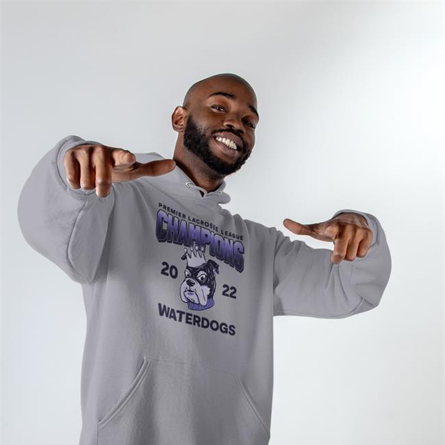 Premier Lacrosse Legue Champions 2022 Waterdogs Long Sleeve T Shirt Big Cat