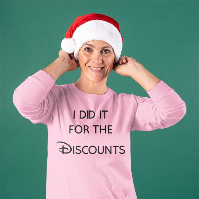 I Did It For The Discounts Shirt Joey Jones Johnny_Joey