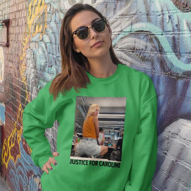 Caroline Baniewicz Wearing Carolinebaniewicz Justice For Caroline Shirt
