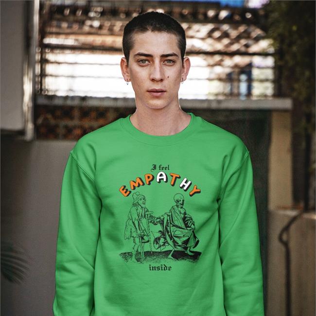 I Feel Empathy Sweatshirt White