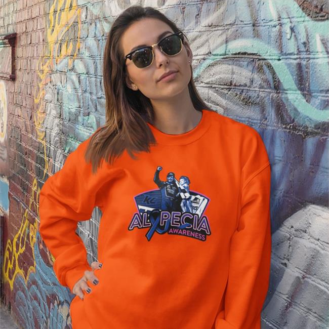Shop Kyle Larson Alopecia Awareness Month September Hoodie