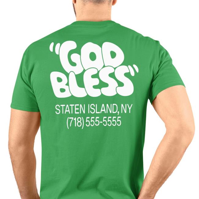 God Bless Staten Island,NY 718 555 5555 Sweatshirt Sal Vulcano Merch
