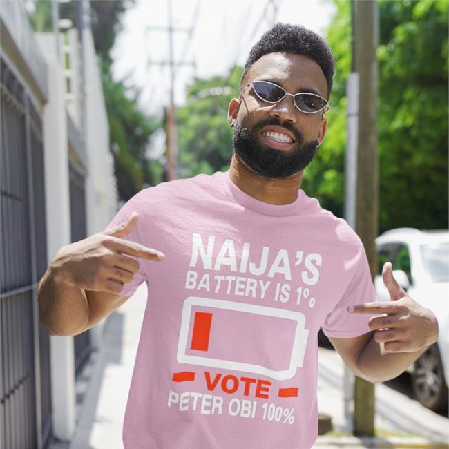 Drpenking Naija's Battery Is 1% Vote Peter Obi 100% Shirt Doctör Penking