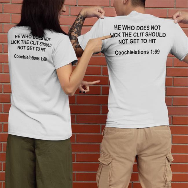 He Who Does Not Lick The Clit Should Not Get To Hit Coochielations 1:69 Hoodie He Who Does Not Lick The Clit Should Not Get To Hit Coochielations 1 69 Sweatshirt Light Blue