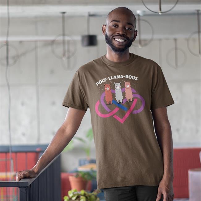 Polyamorous Poly Llama Rous Tee