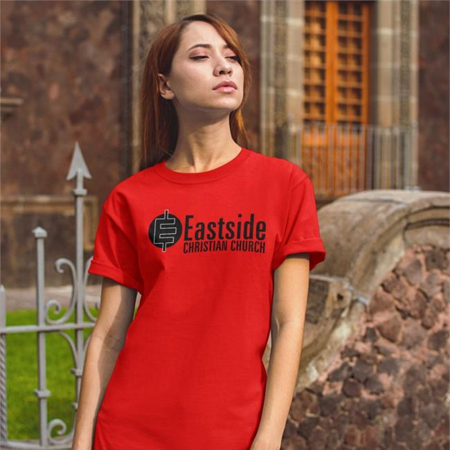 Buns And Noble C.E.O. Eastside Christian Church T Shirts Light Blue