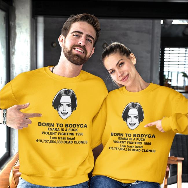 Born To Bodyga Esaka Is A Fuck Violent Fighting 1996 Sweatshirt