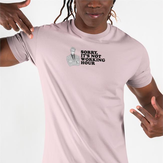 Weepy Sorry It's Not Working Hour T Shirt White