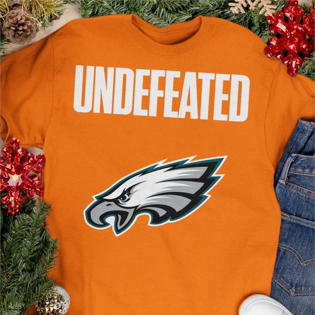 Fly Eagles Fly Undefeated Long Sleeve Tee Shirt Sunday Night Football On Nbc