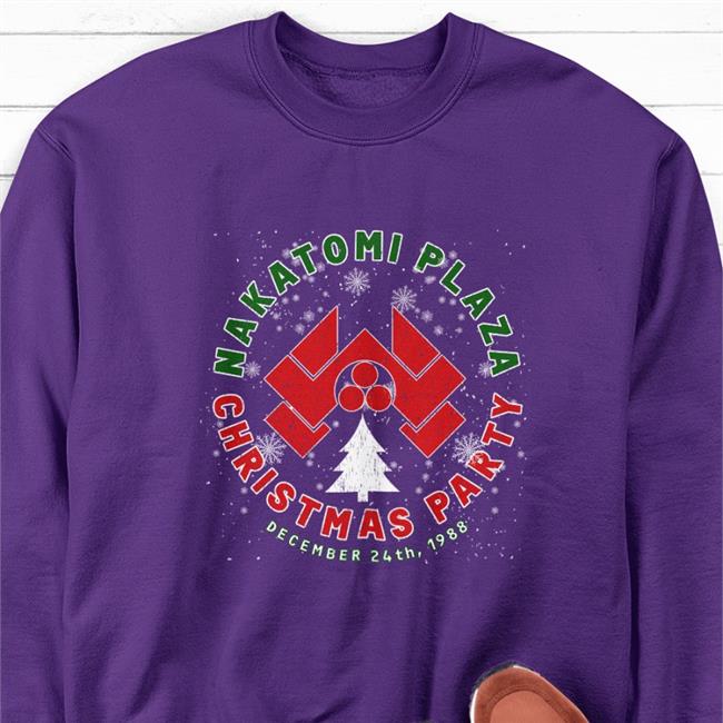 Nakatomi Plaza Christmas Party December 24Th, 1988 Super70ssports T Shirt Super70ssportsstore