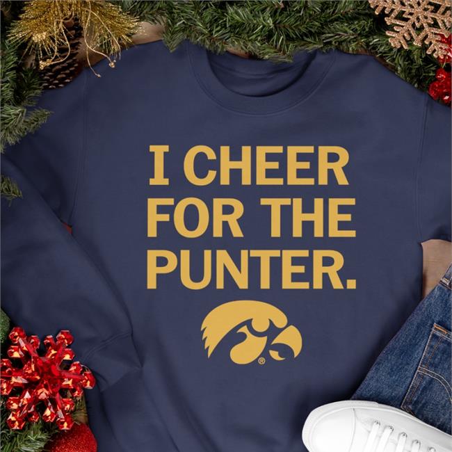 I Cheer For The Punter Iowa Hawkeyes Tee Shirt