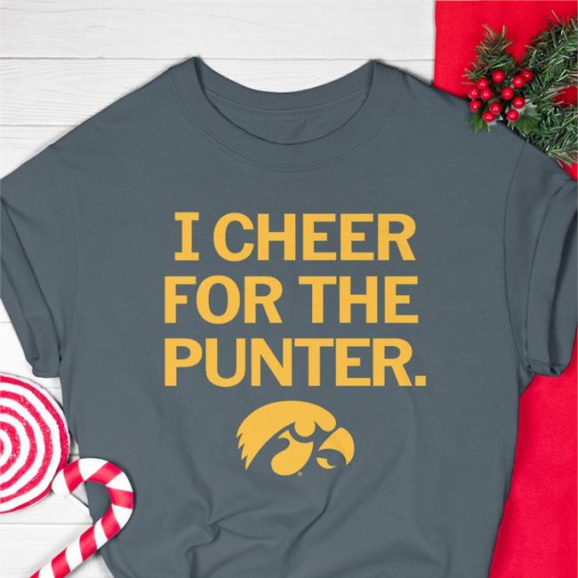 Iowa Hawkeyes I Cheer For The Punter Long Sleeve T Shirt