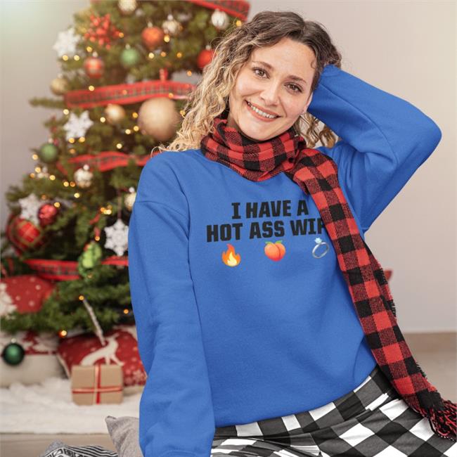 Joey Logano Merch I Have A Hot Ass Wife Shirt White