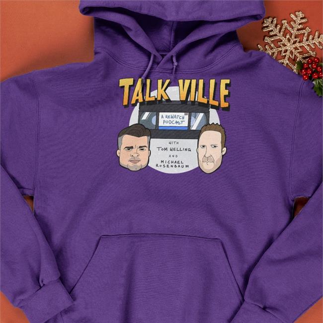 Talk Ville Podcast Full Logo Hoodie