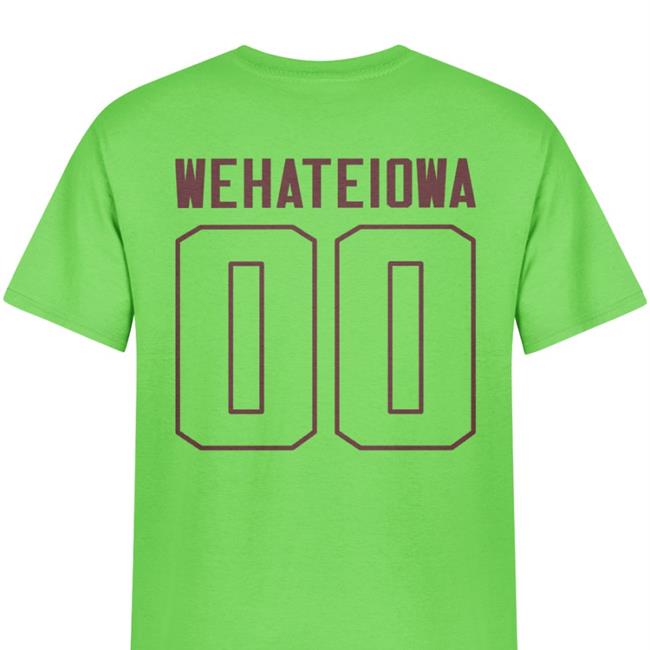 No Context College Football Who Hates Iowa Wehateiowa 00 Tee Minnesota Baseball