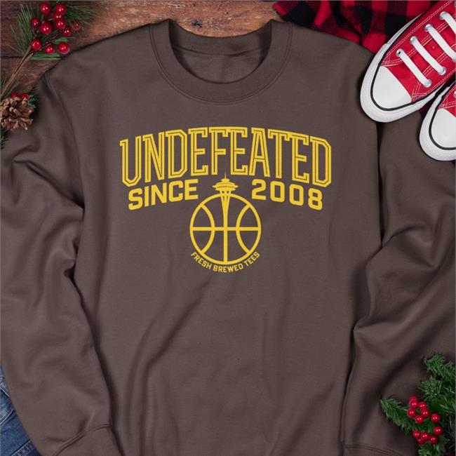 Undefeated Since 2008 Fresh Brewed Tees Hoodie