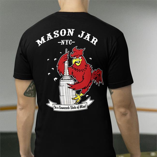 Mason Jar Nyc Shirt Black