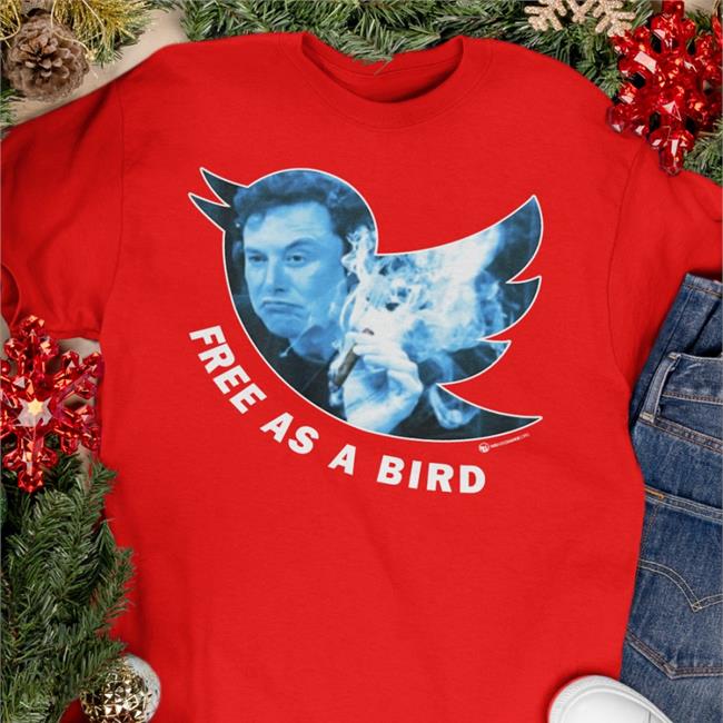 Elon Musk Free As A Bird Sweatshirt