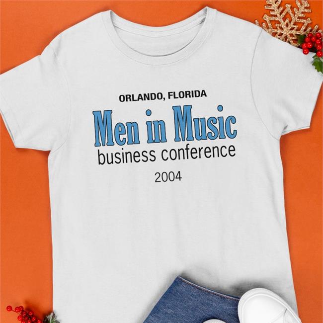 Benito Skinner Orlando, Florida Men In Music Business Conference 2004 Shirt