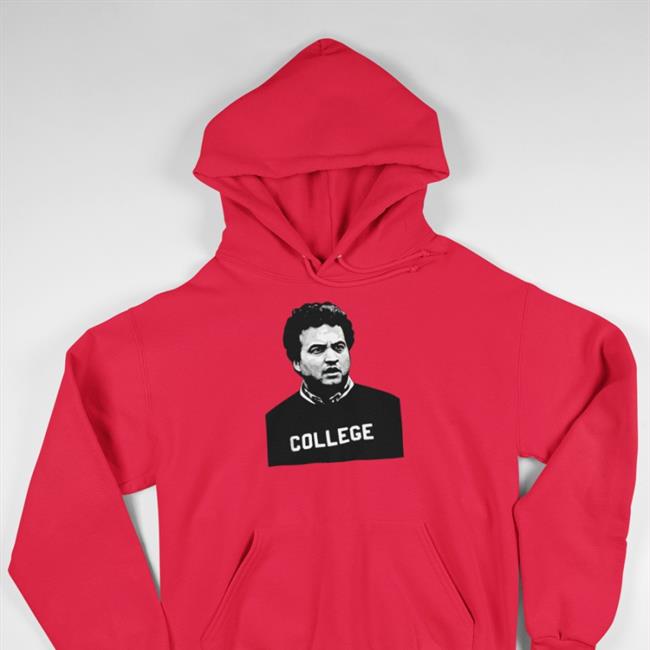 Leigh Whannell Wearing John Belushi College Sweatshirt Leigh