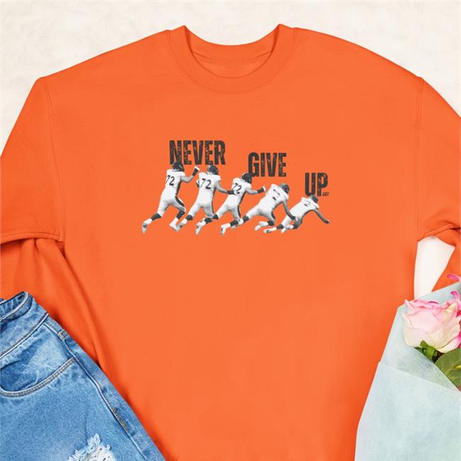 Gb3 Garett Bolles Never Give Up Shirt Garettbolles72 Store