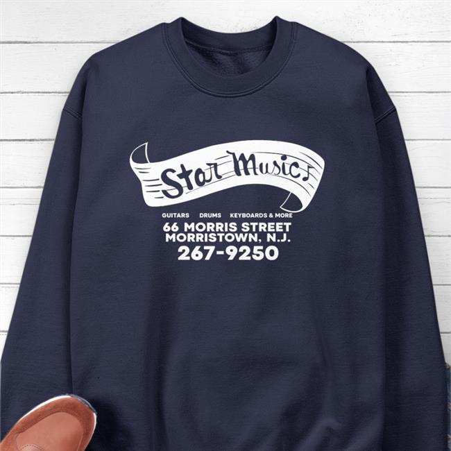 Hwinkler4real Henry Winkler Star Music Guitars Drums Keyboards And More 66 Morris Street Morristown Nj 267-9250 Shirt