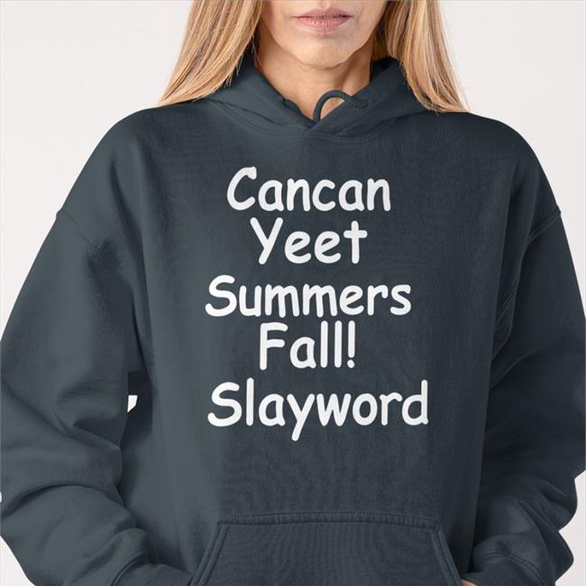 Hyperpop Daily Cancan Yeet Summers Fall Slayword Black Long Sleeve Tee