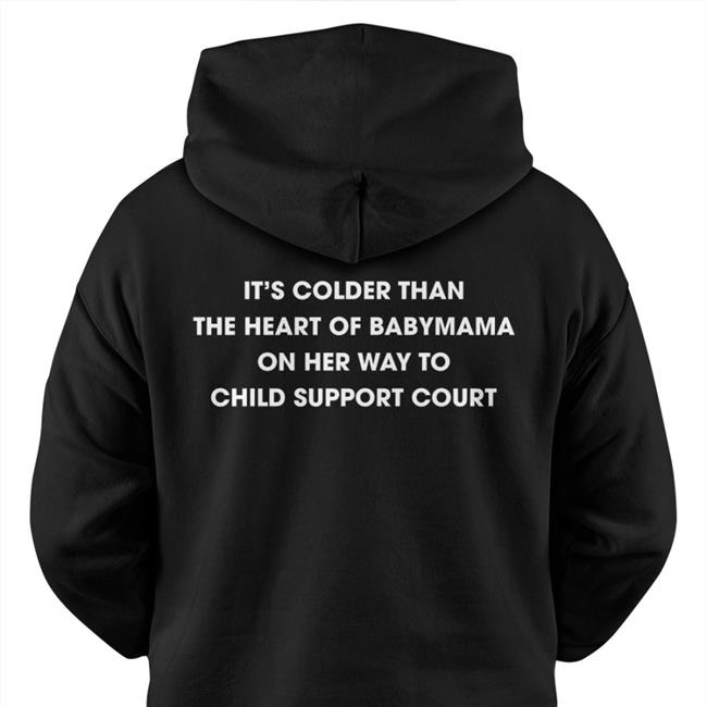 It's Colder Than The Heart Of A Babymama On Her Way To Child Support Court Tee Shirts Shirtsthtgohard