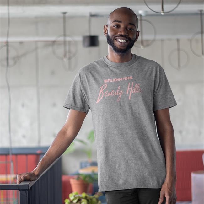 Rickross Hotel Homme Femme Beverly Hills Shirt Black