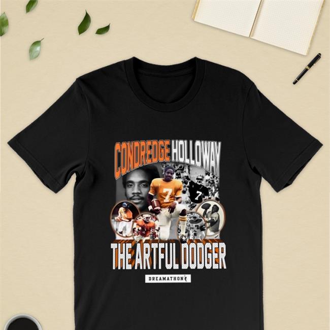 Hendon Hooker Sporting A Condredge Holloway, The Artful Dodger Shirt