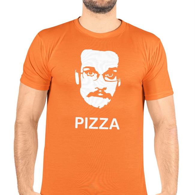 Pizza John Long Sleeve T Shirt Red