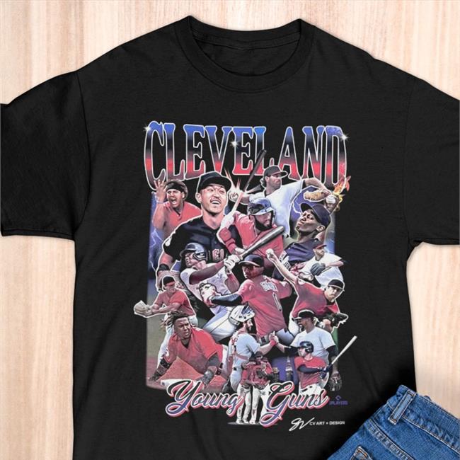 Gvartwork Apparel Cleveland Young Guns T Shirt Black