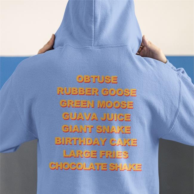 Goodshirts Obtuse Rubber Goose Green Moose Guava Juice Shirt