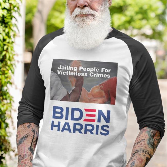 Luke Rudkowski Jailing People For Victimless Crimes Biden Harris Hoodie Wearechange Store
