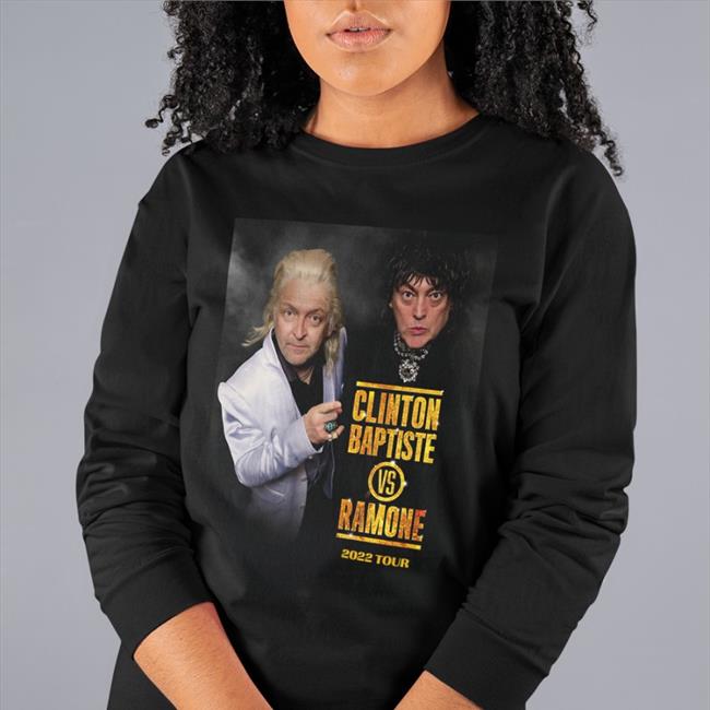 Clinton Baptiste Vs Ramone 2022 Funny T Shirt Black
