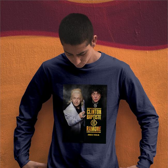 Clinton Baptiste Vs Ramone Hoodie Podcast Merch Clinton Baptiste Vs Ramone Long Sleeve Tee Shirt Podcast Merch