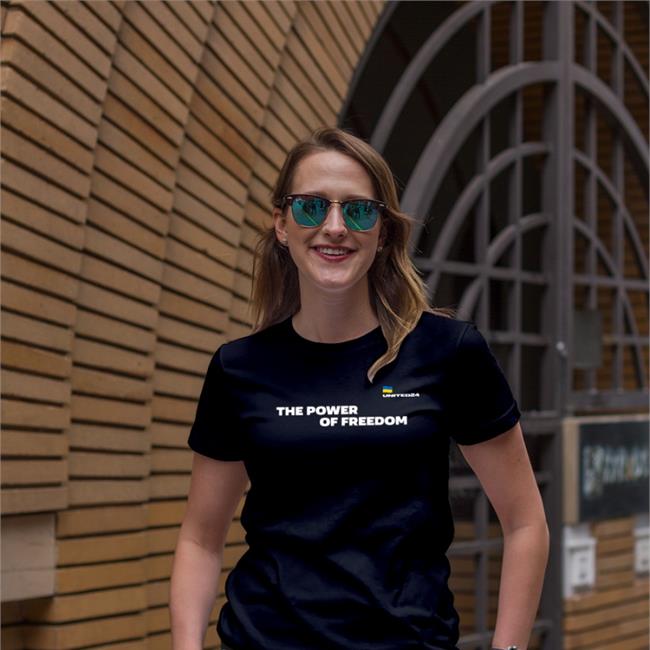 The Power Of Freedom United 24 Ukraine Shirt John Jackson Zelensky