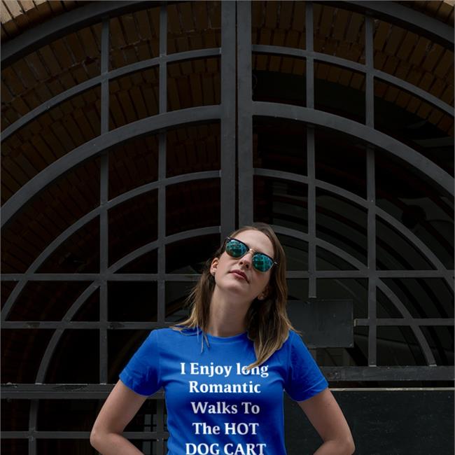 I Enjoy Long Romantic Walks To The Hot Dog Cart Twill Cap I Enjoy Long Romantic Walks To The Hot Dog Cart Twill Cap