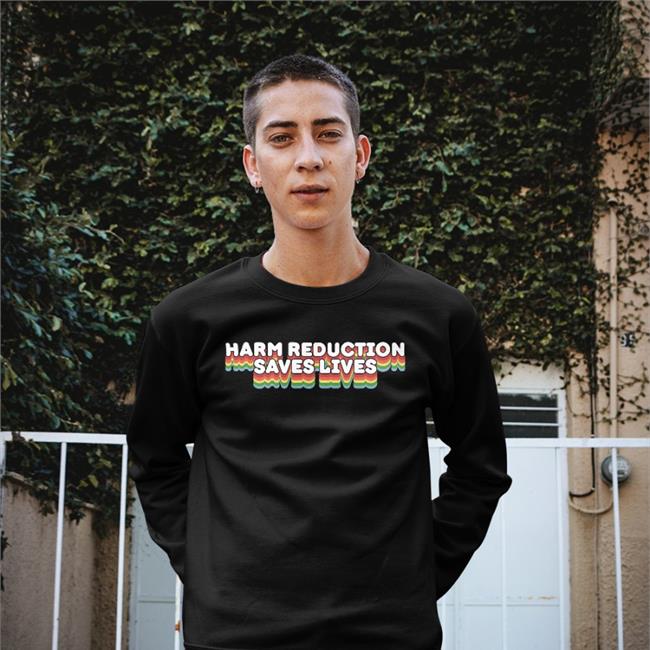 Fruitkace Harm Reduction Saves Lives Tee Black