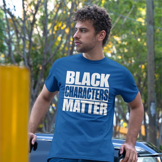 Quinton Williams Black Characters Matter Tee Shirt Thegeakshow