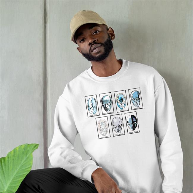 Chris Hacker Superhero Silver Surfer Homage Tee Chacker41