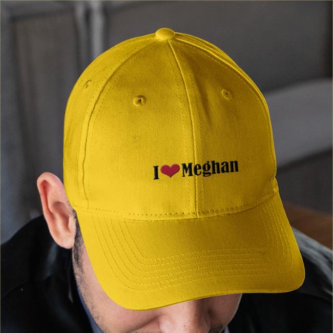 Funny I Love Meghan Twill Cap