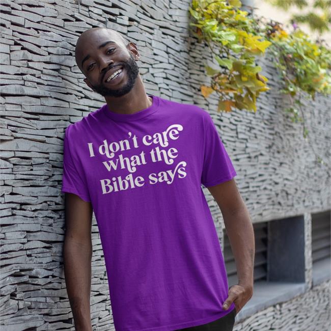HighnessOphelia I Don't Care What Bible Says Tee Shirts Black