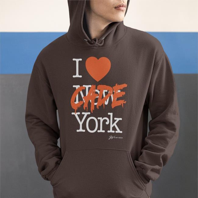 Gv Art + Apparel I Love Cade New York Hoodie Gvartwork