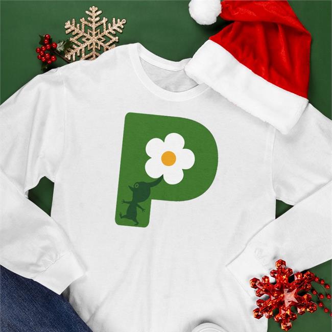 Nintendo Store White Pikmin Logo Shirt